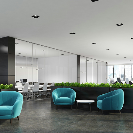 Lounge and breakout area